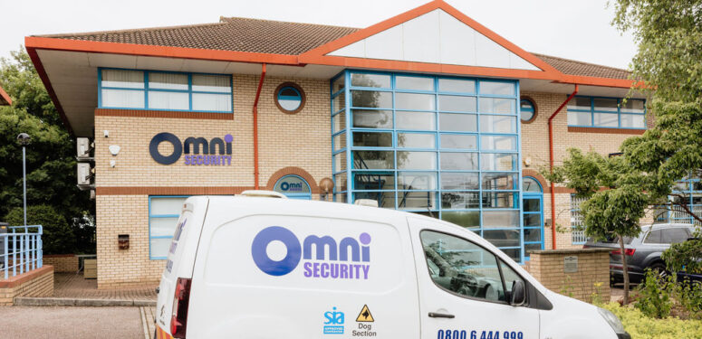 omni security services van parked outside headquarters|towebp